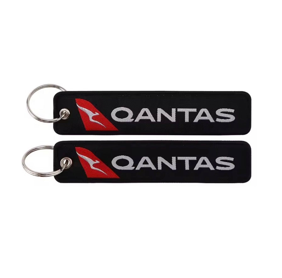 Embroidered Airline Keychain | Quantas