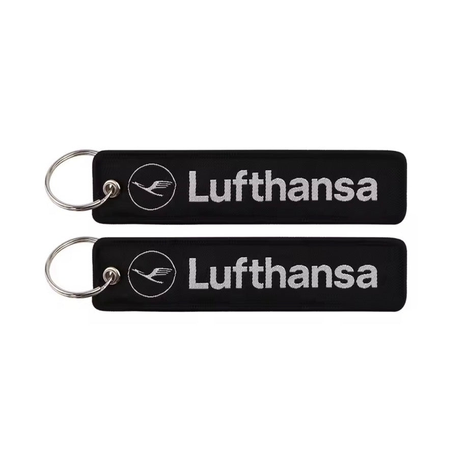 Embroidered Airline Keychain | Lufthansa