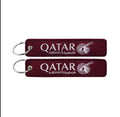Embroidered Airline Keyring | Qatar
