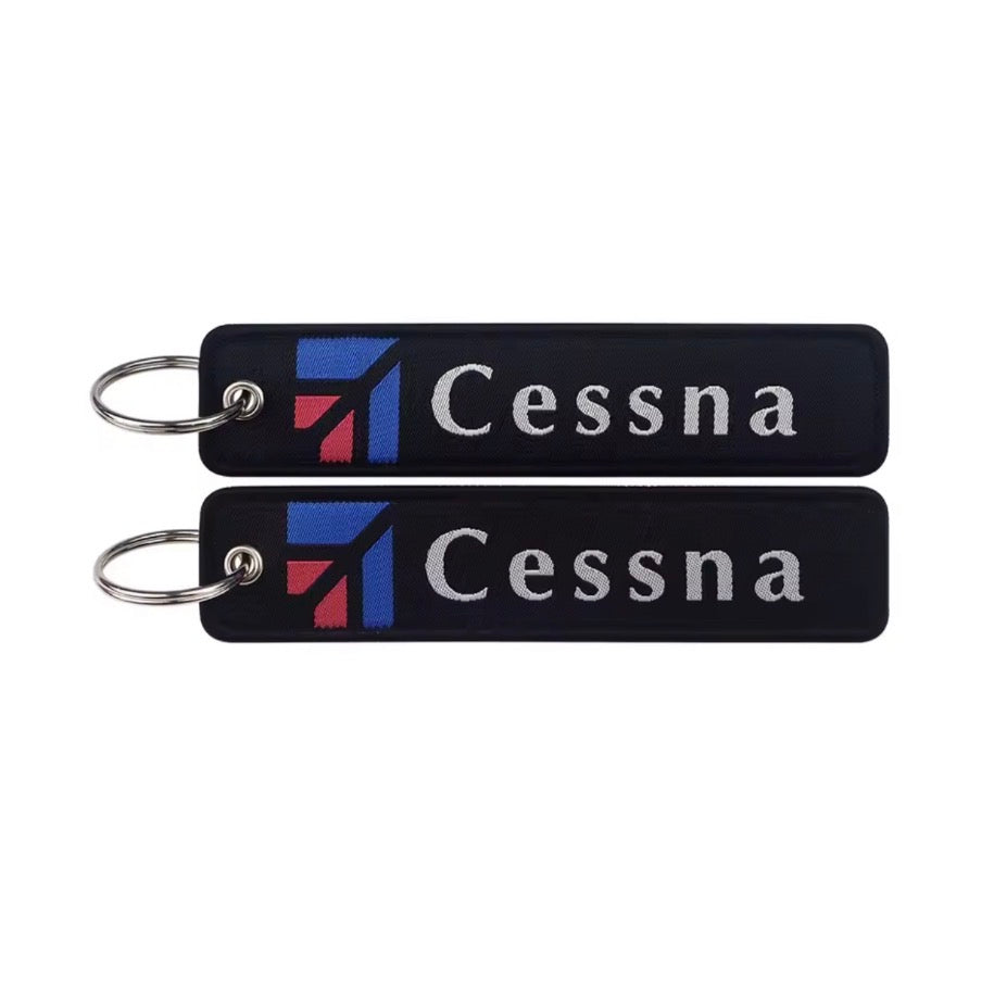 Embroidered Airline Keyring | Cessna