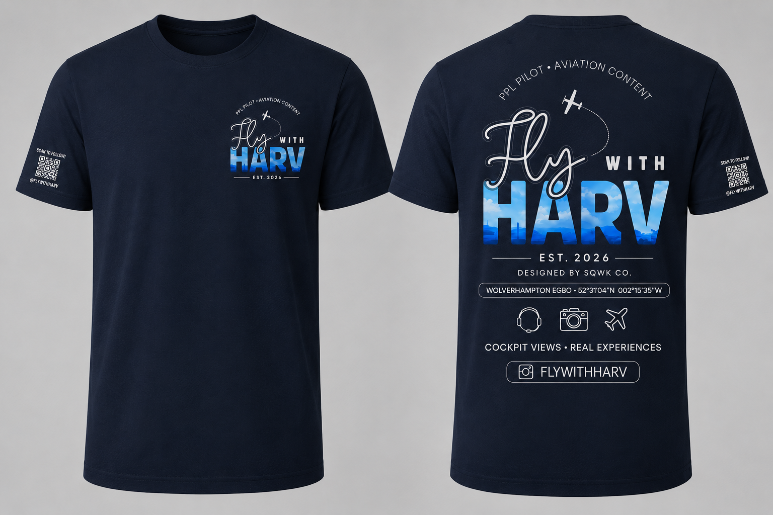 Fly With Harv | Limited Edition Collaborator Tee