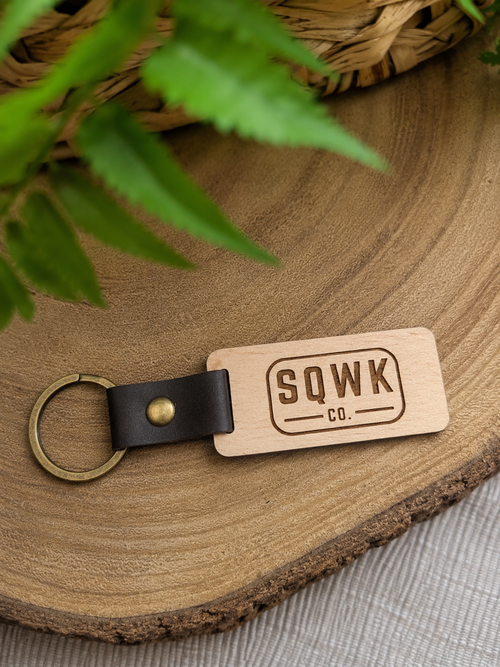 SQWK Co. Keyring